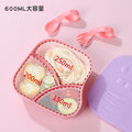 Baby divided lunch box food grade kids eating special three-compartment dinner plate cartoon anti-fall suction cup tableware suit