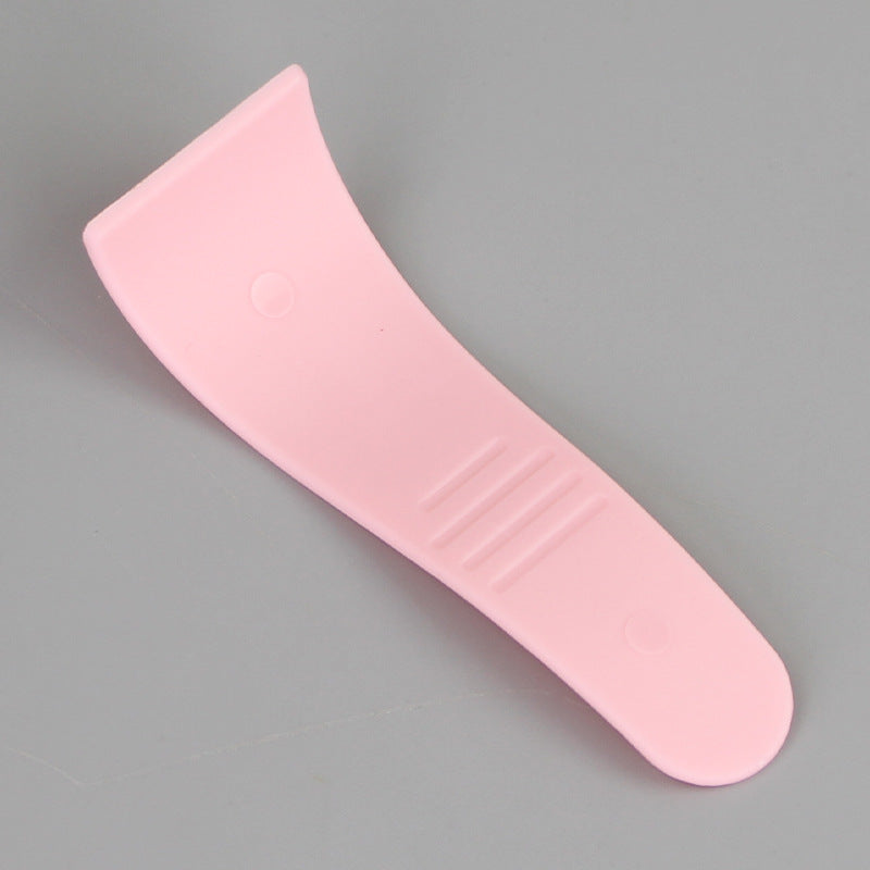 Hair removal cream scraper curved pp facial mask plastic beauty tool beauty salon hair removal scraper special spoon
