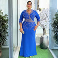 Aliexpress elegant women's dress fashion cross-border foreign trade african new arrivalplus sizedress