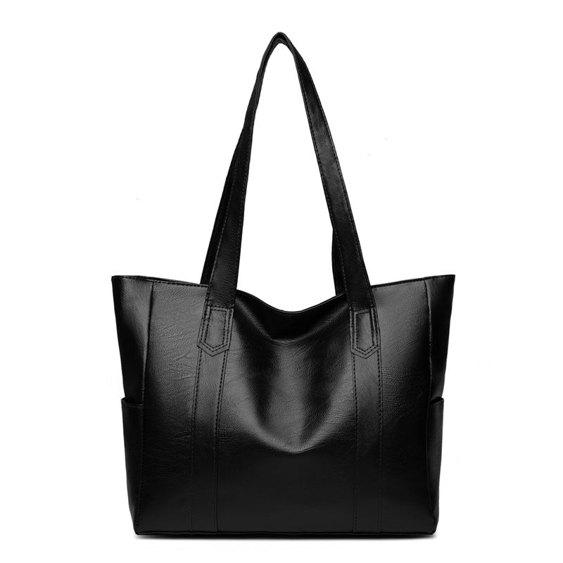 2025 new fashion cross-border women's bag - large capacity shoulder bag, mom bag, simple and versatile tote bag - dropshipping available