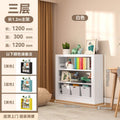 Cloud white three-tier main frame [120*30*120cm] - heavy-duty carbon steel