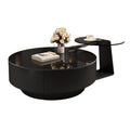Italian solid wood coffee table living room glass modern round for homeaccessible luxury tea table casualnormcoreclassy side table combination