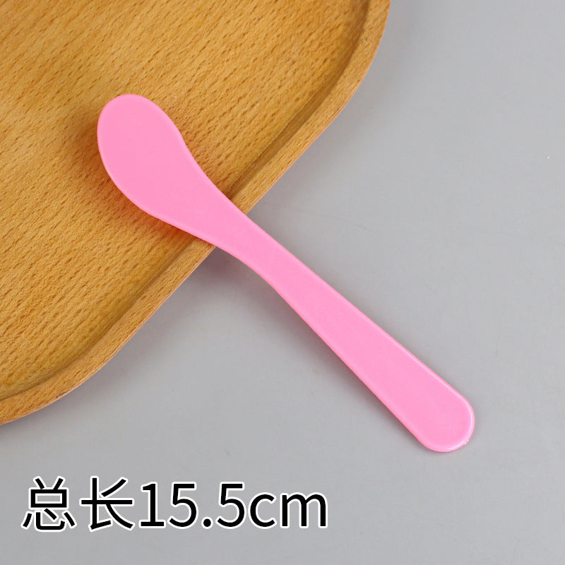 Wholesale facial mask applicator spatula set: plastic beauty mixing, stirring, scraping, and smoothing tools for face, body, and eye creams - crescent shaped spoons included