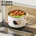 316 stainless steel instant noodle bowl with lid large capacity student dormitory dining bowl noodle bowl drainable lunch bowl