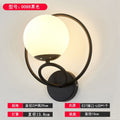 Wall lamp accessible luxury bedroom bedside lamp modern casual starry sky scandinavian style stylish golden round entrance wall lamp