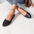 Plus sizeexport cross-border flats women's  spring new arrivalflats lazy one-leg slip-on beanie shoes casual women's flats
