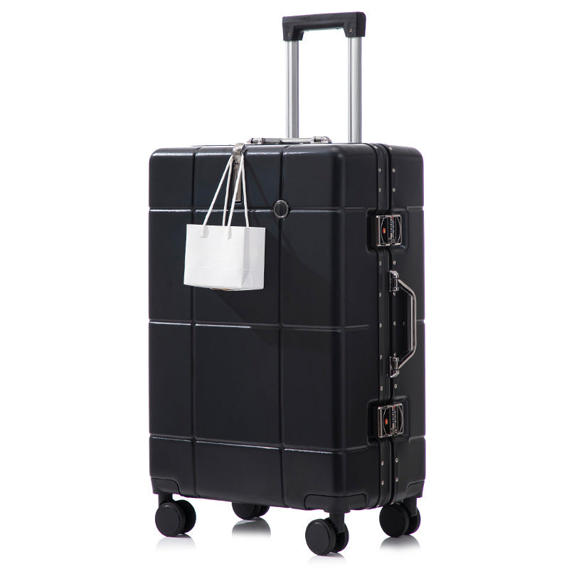 2025 luggage simple Internet celebrity ins retro travel 24 inch box 26 inch trolley case silent wheel durable