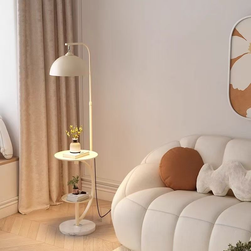 Nordic cream style floor lamp - stylish accent lighting for living room, sofa side, bedroom ambiance, creative decorative floor lamp
