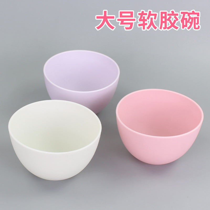 Beauty salon tpr silicone-like mask bowl applicator mixing stick body mask beauty tool large mask stick soft plastic