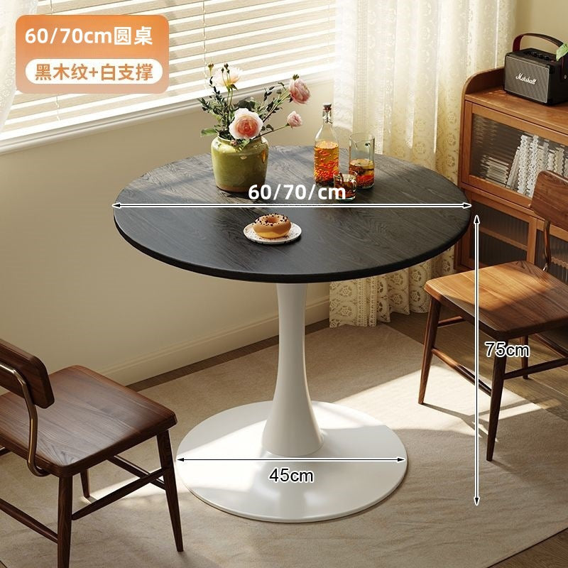 Tulip round table, round dining table, small apartment home living room coffee table, negotiation table, popular tea table, casual table and chairs