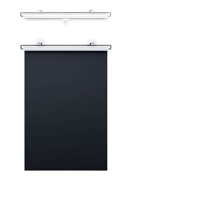 Balcony suction cup sun shade - sun protection, heat insulation, no drilling required, home & office window retractable sun roller blind