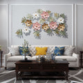 Scandinavian style entrance wall hanging living room background wall decoration pendant creative iron wall decoration stereo wall decoration
