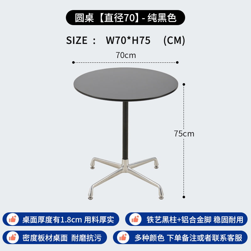 Eames table designer scandinavian style restaurant round reception negotiation cafe bar table large round table