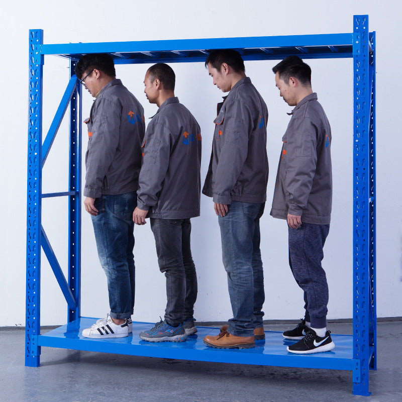 Warehouse shelf manufacturers wholesale shelves warehouse storage shelf accessories easy to disassemble metal thickened shelf beams