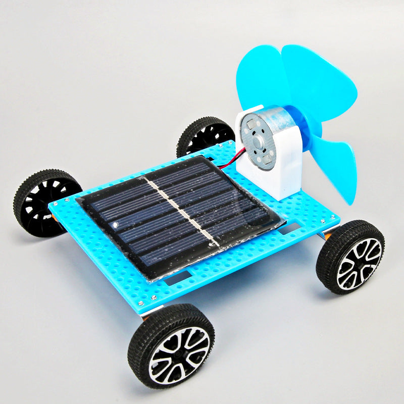 Solar wind car model technology small production science and education toys science experiment primary school students toy material package