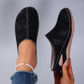 women's baotou thick sole slippers exportautumnew arrivalplus size round toe fleece-lined wedge slippers wholesale