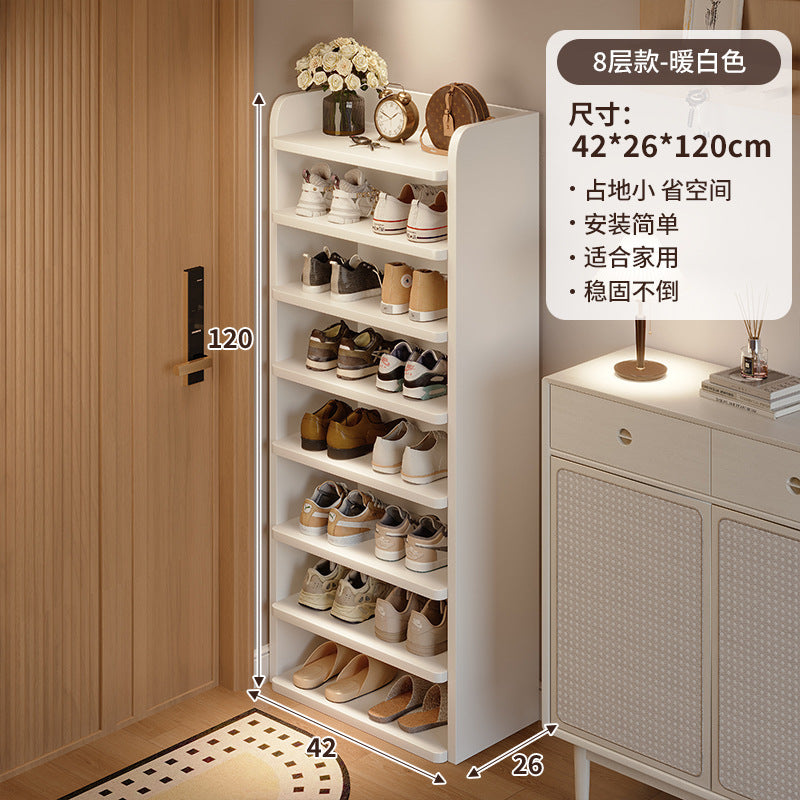 Shoe rack, multi-layer simple small and narrow rental house at the entrance of the home, rental good things 2025 new indoor shoe cabinet