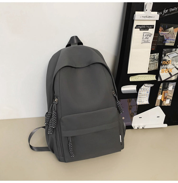 New casual backpack - lightweight school bag for middle school and elementary students, suitable for both boys and girls, perfect for tutoring, outings, and travel