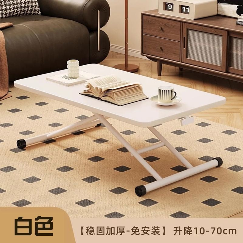 Lift coffee table and dining table dual-purpose lift two-in-one small apartment multi-functional dining table foldable coffee table movablefor home