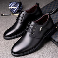 Black formal work shoes leather shoes men's business casual single shoes cross-border wholesale men's casual shoes export work shoes