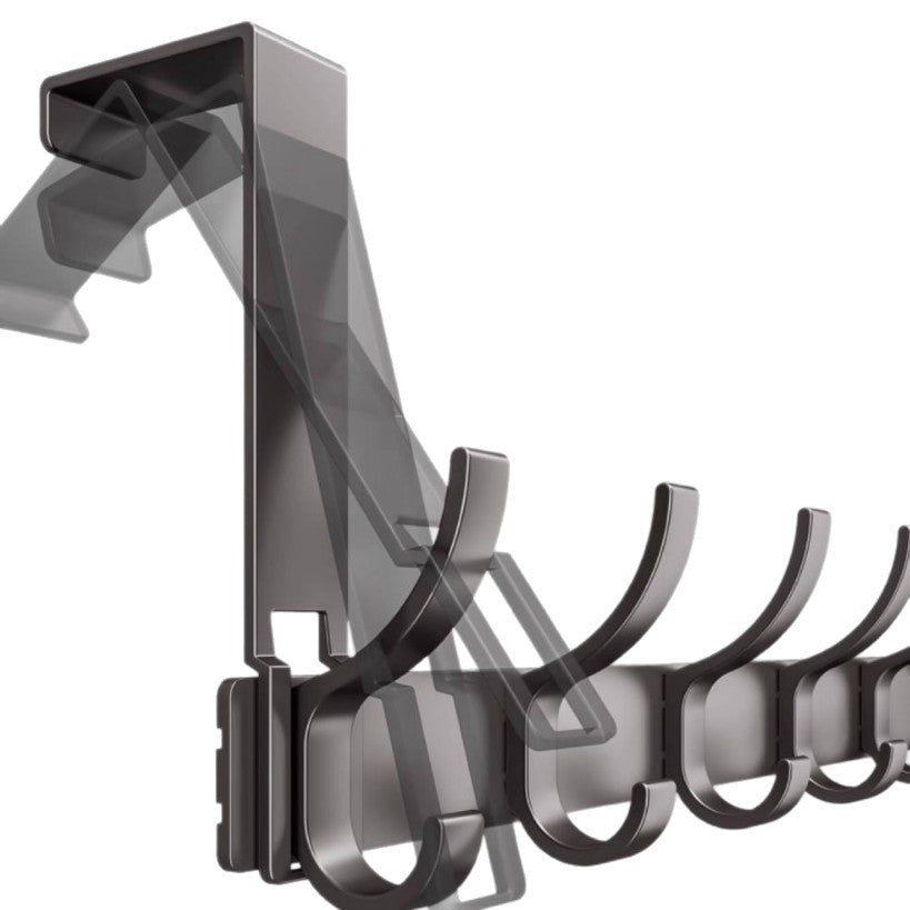 Entry door storage rack, punch-free door-back bag and umbrella storage rack, punch-free wall-mounted door-back hook