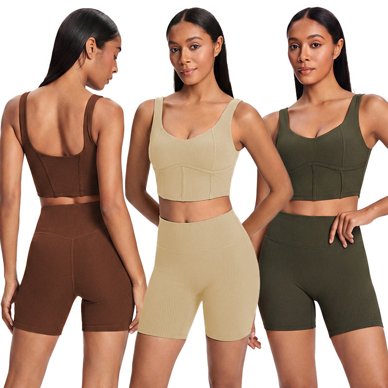 European and american style butt-lifting breathable yoga shorts for women - no camel toe, high-waisted workout shorts, peach lift, stretchy compression leggings