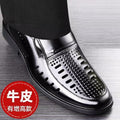【military-grade leather shoes - premium quality】100% full grain cowhide leather, clearance sale! soft sole leather shoes for men, perfect for casual and business wear