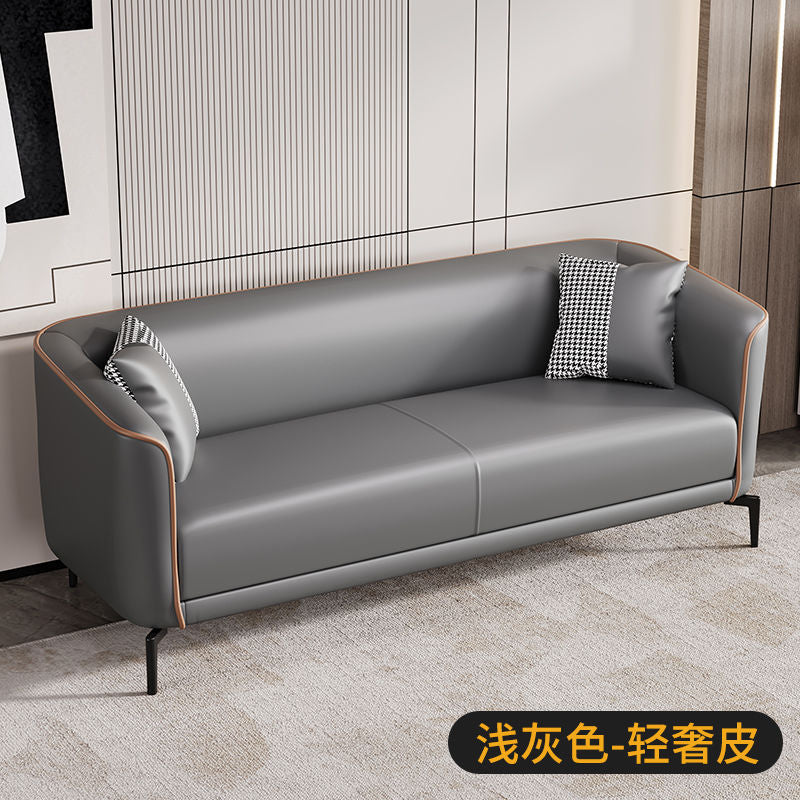 Sofa small apartment rental house living room simple modern apartment popular double slot three slot technology cloth small sofa