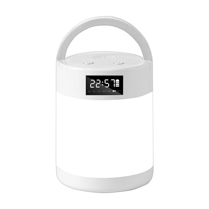 Smart clock remote control night light rechargeable bedroom bedside lamp baby feeding eye-caring desk lamp night light for children's sleep