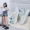 Spring/summer 350 flyknit new arrival: versatile, trendy, casual, athletic, running shoes - soft, flat, sock-style, breathable mesh