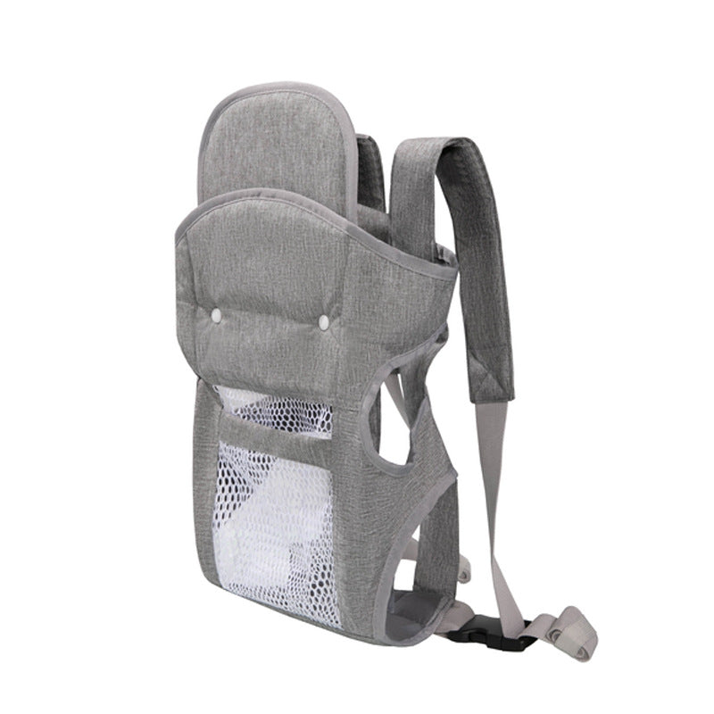 Newborn baby carrier - easy front, cross-carry, and back carrier - multifunctional breathable baby wearing device - breathable carrier