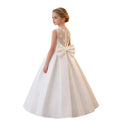 fashionable girls' evening gown, kids' birthday party princess dress, girls' vacation beach dress, summer maxi dress
