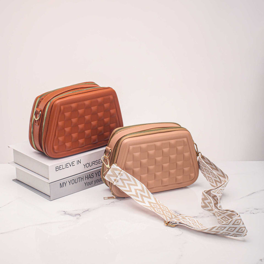 Customized small bag women's 2025 new trendy fashion portable box cosmetic bag square shoulder messenger bag women's bag