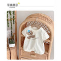 Summer cartoon short-sleeve ins style baby clothes - trendy & super cute romper, lightweight outfit for crawling and going out
