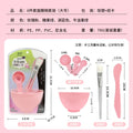 Wholesale large-sized facial mask bowl 6-piece set: plastic mask mixing bowl, mask brush, spatula, and measuring spoon