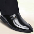 Dad shoes business formal leather shoes men's soft bottom elderly middle-aged and elderly casual men's shoes genuine wedding shoes for men