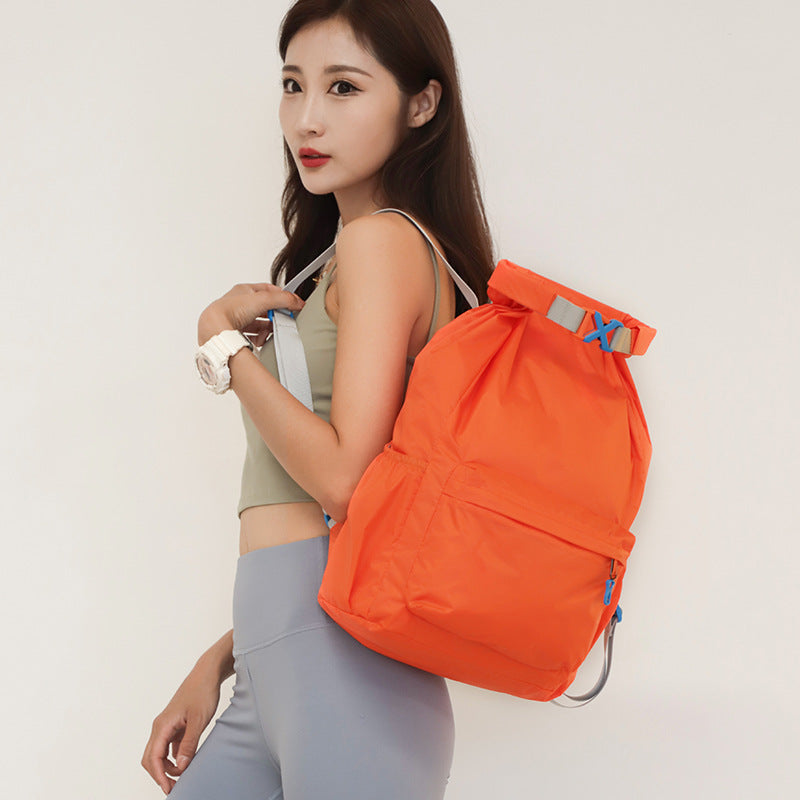 New swimming bag sports single backpack women's fashion simple nylon material portable comfortable backpack wholesale