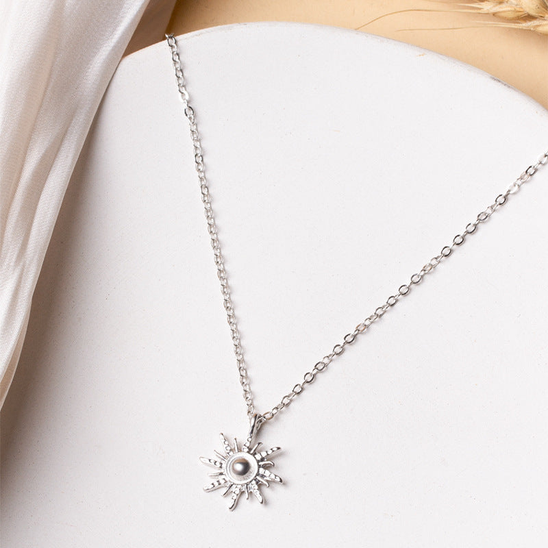 Helios necklace wholesale cross-border jewelry women's gold pendant niche high-end sweater chain accessories accessible luxury clavicle chain