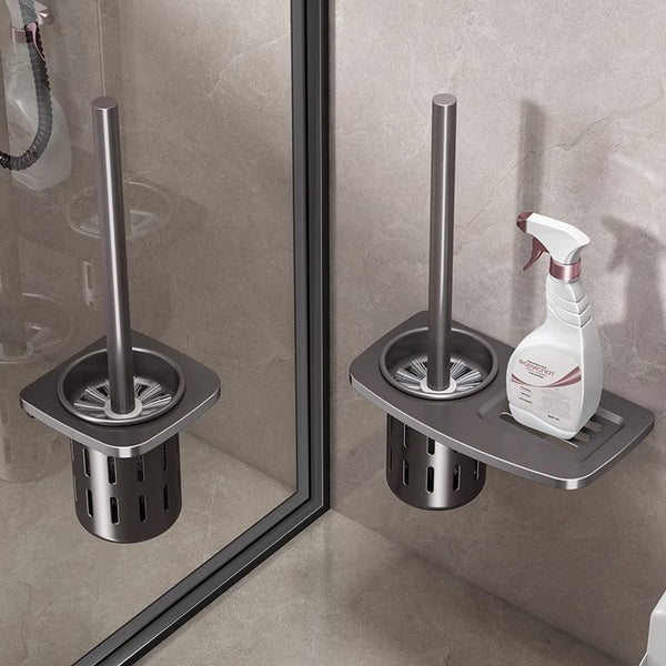Toilet brush wall rack Household no dead ends Washing toilet brush Bathroom toilet toilet toilet cleaning Artifact rack