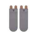 Babylon children's socks solid color ear lifting combed cotton cartoon knee socks autumn boneless cute newborn infant socks