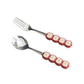 Cute and creative stainless steel cake & dessert spoons & forks - adorable animal fruit forks & coffee spoons - home tableware
