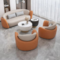 Sales office reception and negotiation rest area sofa chair office business reception and reception three-slot negotiation table and chair combination
