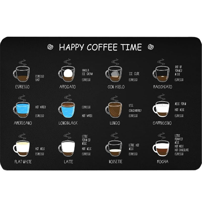 Kitchen drain mat diatom mud tableware drying mat countertop bar water-absorbent heat-insulating table mat coffee machine non-slip mat