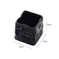 Black cheese jar