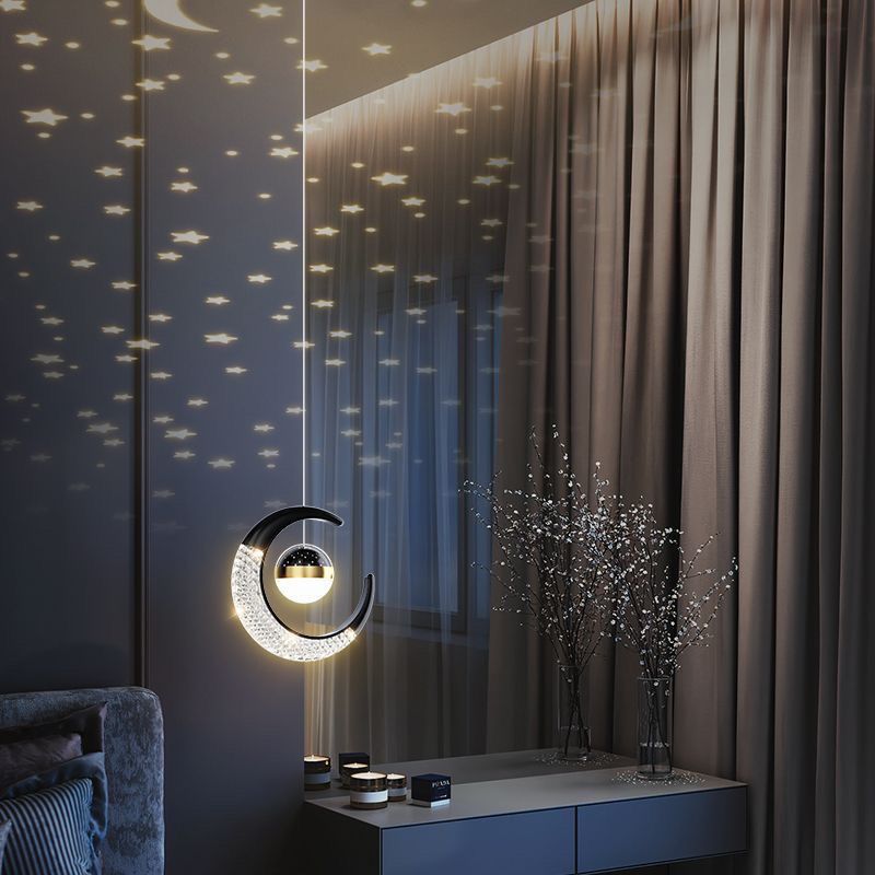 Gypsophila bedside lamp adjustable chandelier popularstylish voice bedroom chandelier adjustable bedside hanging wire lamp