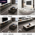 Accessible luxury slate tv cabinet coffee table modern casual living room for home creative small apartment scandinavian telescopic tv cabinet