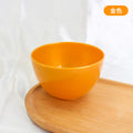 Large beauty salon mask bowl - hard plastic, spa mask, beauty tool - large gold bowl, white bowl, diameter 10.9cm