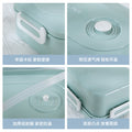 bento box microwave heating lunch box office worker with lid student plastic box lunch box divided lunch box
