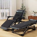 Nanjiren foldable bed nap for home lunch break portable office foldable recliner thickened bold balcony casual chair