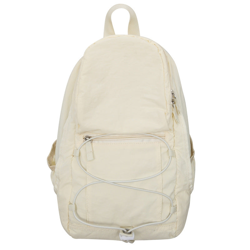 Outdoor casual backpack 2025 new cross strap niche high value backpack couple going out travel bag tide